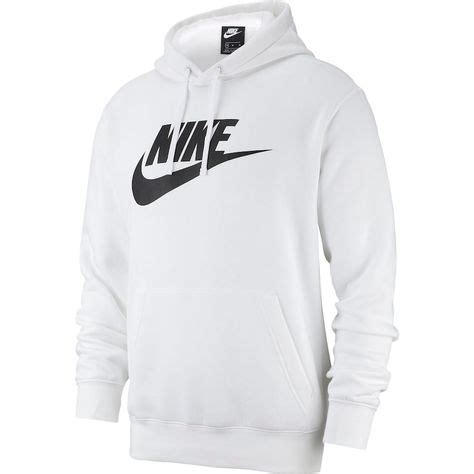 weißer nike pulli mit nike zeichen